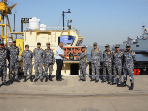 Eighth MCA Barge LSAM 11 Delivered to Indian Navy