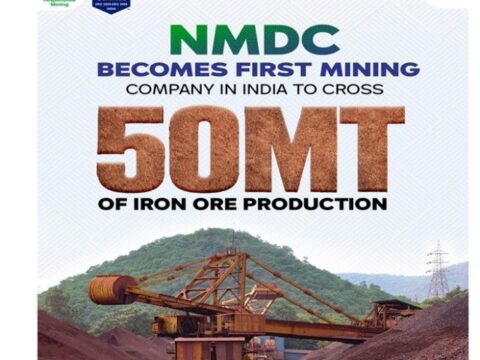 NMDC Limited Hits Record 50 MT Iron Ore Production