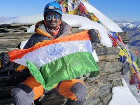 Tulasi Reddy Palpunoori from Telengana scales Mount Everest