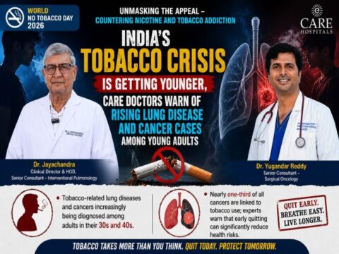 India’s Tobacco Crisis Is Getting Younger, CARE Doctors Warn of Rising Lung Disease and Cancer Cases Among Young Adults