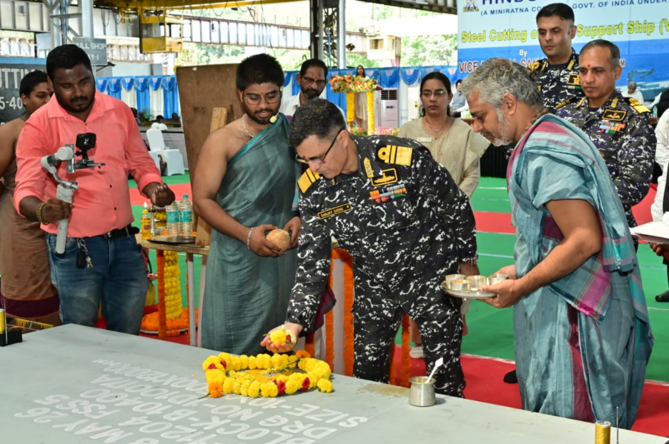 Fifth Fleet Support Ship for Navy Enters Construction Phase