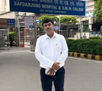 Senior Journalist Rakesh Singh Re-Nominated as Member of Safdarjung Hospital & VMMC Committee