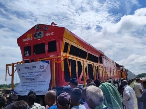 India’s First Direct Commercial Container Freight Train Reaches Nepal