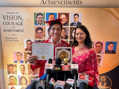 Manoj Kumar Sharma Conferred Honorary Doctorate in Mass Communication at National Media Conclave