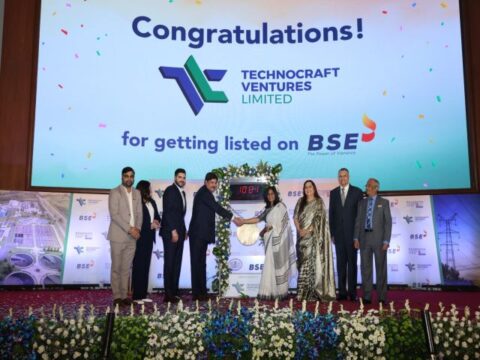 TECHNOCRAFT VENTURES LISTS AT 34% PREMIUM OVER IPO PRICE